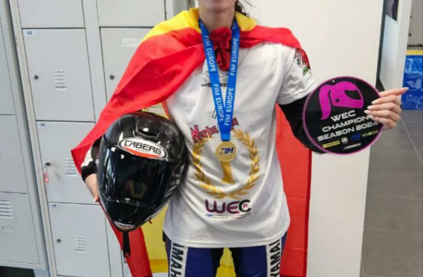 NATALIA RIVERA, CAMPEONA DE EUROPA DE VELOCIDAD