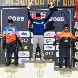 PRIMER PODIO PAR DAVID BELTRÁN EN EL NACIONAL DE XC