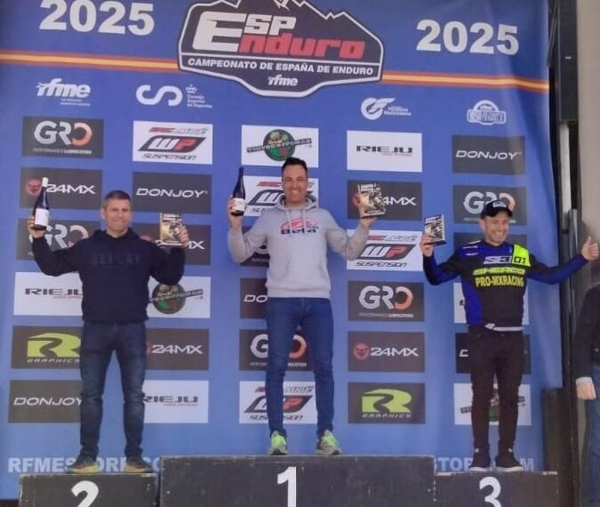 PODIUM PARA DAVID PARRA EN LA 1ª PRUEBA DEL NACIONAL DE ENDURO