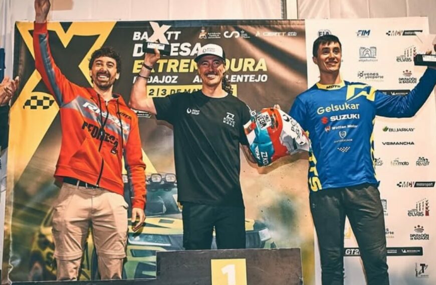 JAVI VEGA BRILLA EN LA BAJA TT DEHESA EXTREMADURA