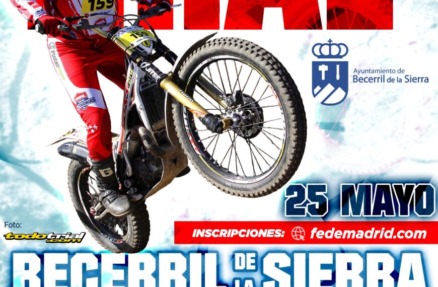 BECERRIL DE LA SIERRA, NUEVA PARADA DEL MADRILEÑO DE TRIAL DE MODERNAS Y DE LA COPA INFANTIL
