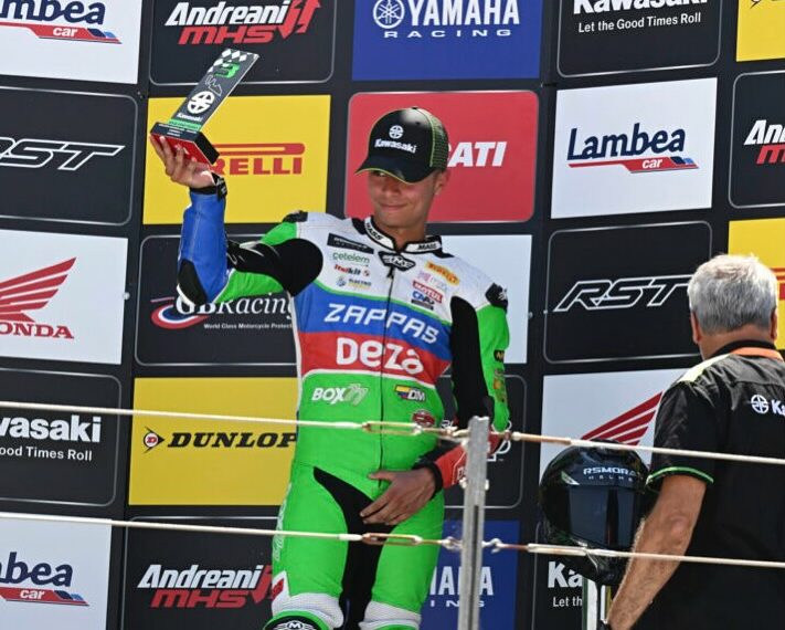 TOMÁS MARÍN SUBE DE NUEVO AL PODIO EN EL CAMPEONATO DE ESPAÑA VELOCIDAD ESBK