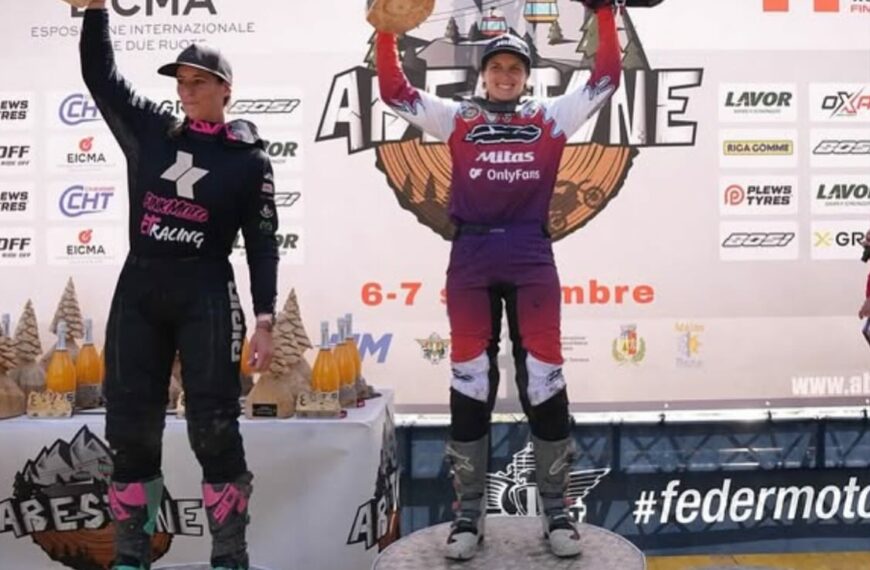 PODIO PARA SANDRA GÓMEZ BRILLA EN EL ABESTONE HARD ENDURO