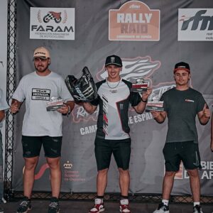 PODIO DE MARIO OLMEDILLA EN EL NACIONAL DE RALLY RAID