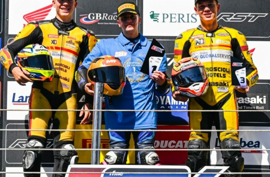 PODIOS DE MADRILEÑOS EN EL CAMPEONATO DE ESPAÑA VELOCIDAD ESBK