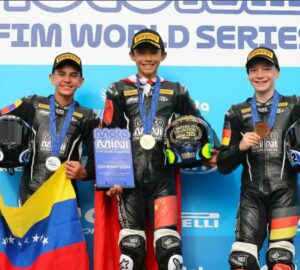 SUBCAMPEONATO PARA DIEGO A. GONZÁLEZ EN LAS MOTOMINI FIM WORLD SERIES