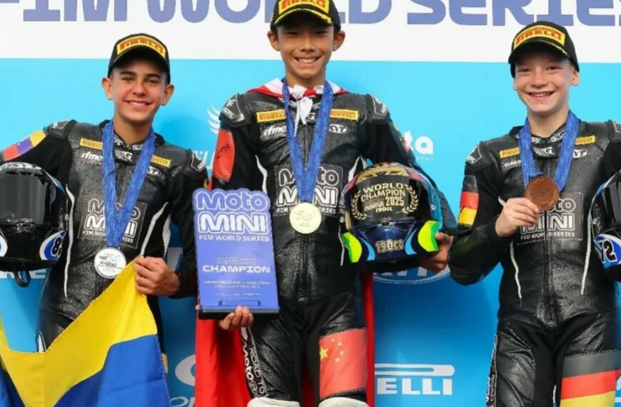 SUBCAMPEONATO PARA DIEGO A. GONZÁLEZ EN LAS MOTOMINI FIM WORLD SERIES