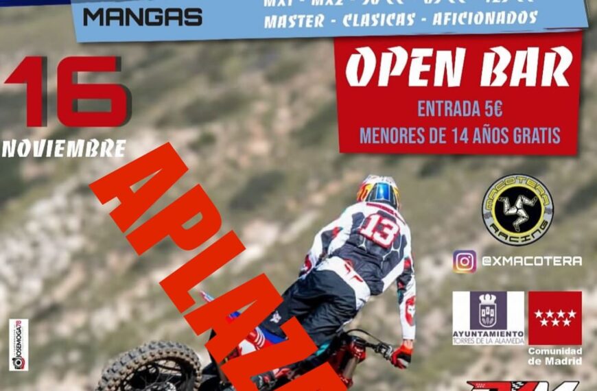 APLAZAMIENTO Y CAMBIO DE FECHAS EN EL CALENDARIO DE MOTOCROSS