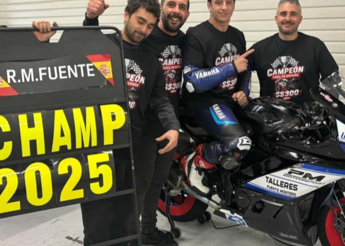 PRESENCIA DE PILOTOS F.M.M. EN EL PODIO FINAL DE LA COPA DE ESPAÑA DE VELOCIDAD