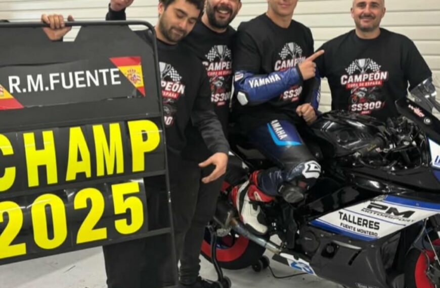 PRESENCIA DE PILOTOS F.M.M. EN EL PODIO FINAL DE LA COPA DE ESPAÑA DE VELOCIDAD