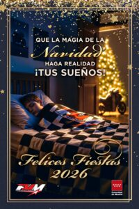 LA F.M.M. OS DESEA FELICES FIESTAS Y UN PRÓSPERO AÑO 2026