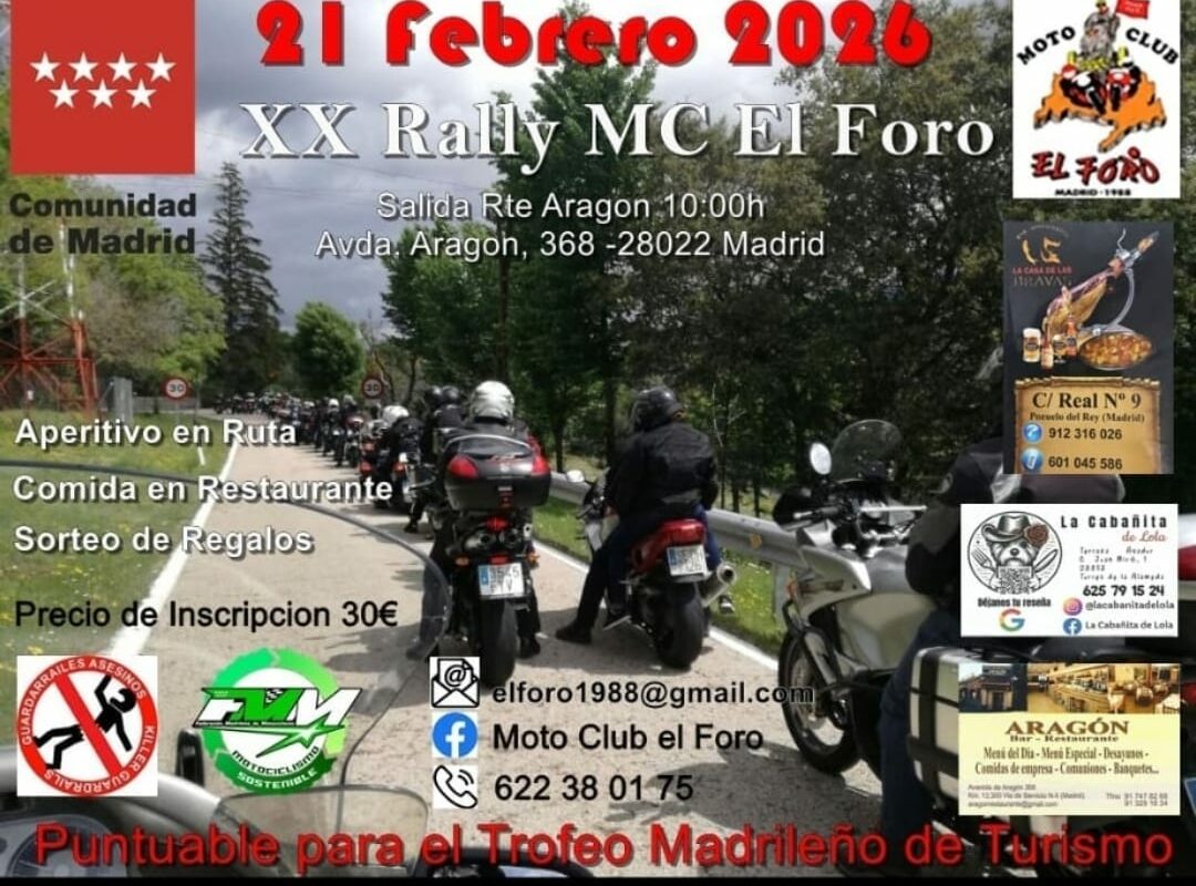 EL 21 DE FEBRERO LLEGA PRIMERA PRUEBA DEL TROFEO C.M. DE MOTOTURISMO 2026