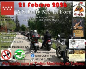 EL 21 DE FEBRERO LLEGA PRIMERA PRUEBA DEL TROFEO C.M. DE MOTOTURISMO 2026