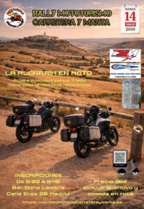 EL 14 DE MARZO SEGUNDA PRUEBA DEL TROFEO C.M. DE MOTOTURISMO 2026