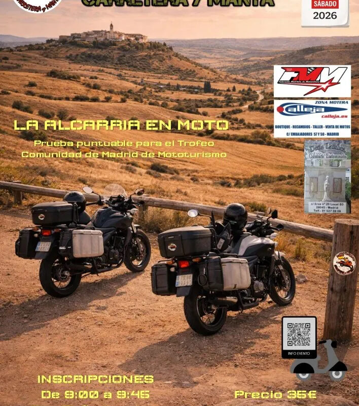 EL 14 DE MARZO SEGUNDA PRUEBA DEL TROFEO C.M. DE MOTOTURISMO 2026