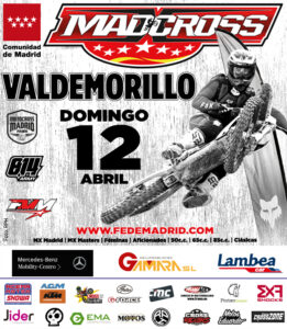 EL 12 DE ABRIL, SIGUIENTE CITA DEL MADCROSS – CTO. MADRILEÑO DE MOTOCROSS EN VALDEMORILLO