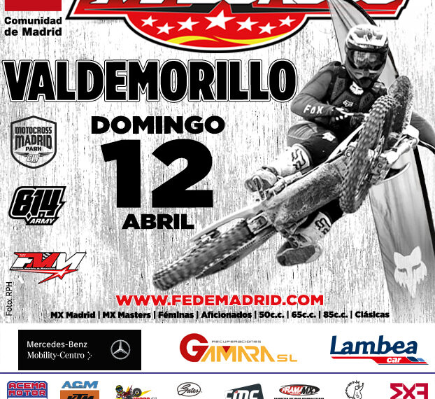EL 12 DE ABRIL, SIGUIENTE CITA DEL MADCROSS – CTO. MADRILEÑO DE MOTOCROSS EN VALDEMORILLO