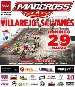 NUEVA PARADA DEL MOTOCROSS MADRILEÑO EN VILLAREJO EL 29 DE MARZO