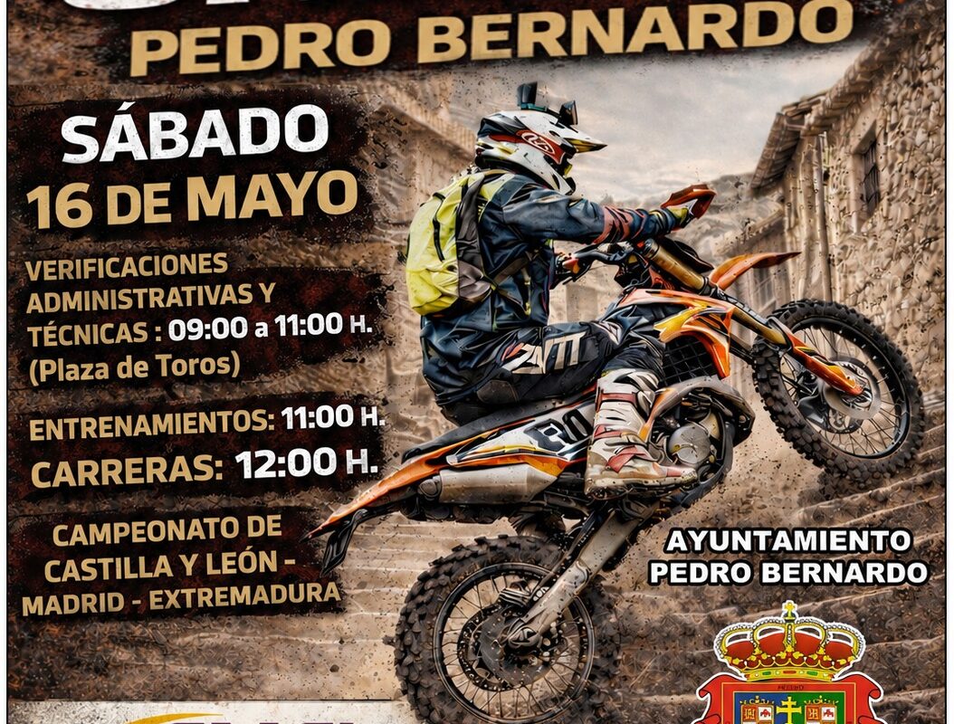PEDRO BERNARDO ACOGE ESTE SÁBADO LA II EDICIÓN DEL ENDURO URBANO