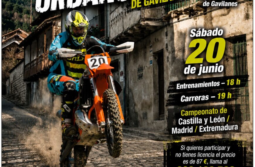 GAVILANES ACOGERÁ EL SUPER ENDURO URBANO EL PRÓXIMO 20 DE JUNIO