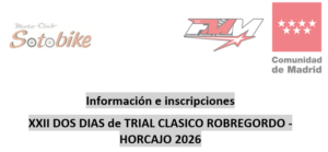 ARRANCAN LAS INSCRIPCIONES PARA EL TRIAL DE ROBREGORDO 2026