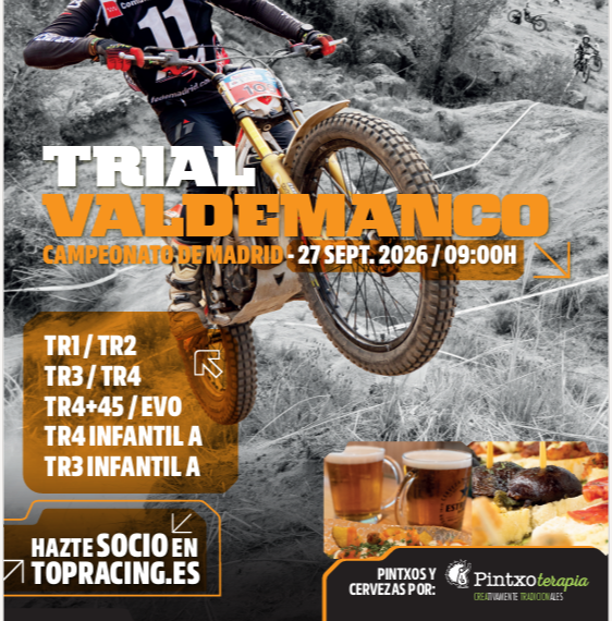 ¡VUELVE EL CAMPEONATO DE MADRID DE TRIAL EN VALDEMANCO!