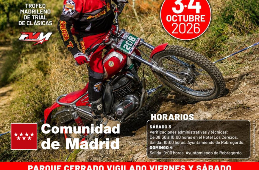 RECORDATORIO DE LAS INSCRIPCIONES PARA EL TRIAL DE ROBREGORDO 2026