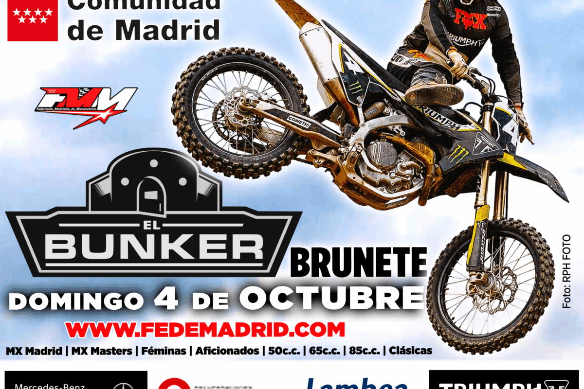 El MADCROSS, COMUNIDAD DE MADRID LLEGA A BRUNETE CON UNA NUEVA CITA EN EL CIRCUITO EL BÚNKER