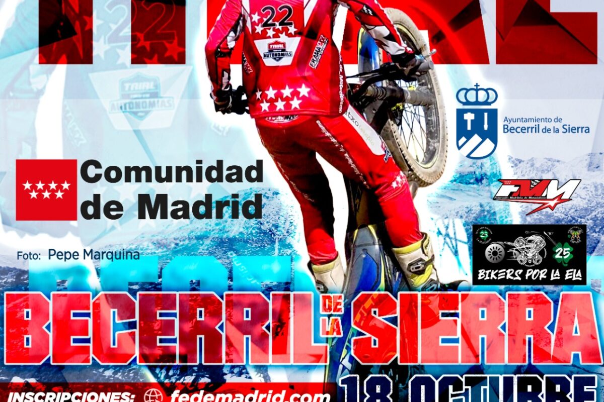 BECERRIL DE LA SIERRA ACOGE ESTE DOMINGO UNA NUEVA PRUEBA DEL CAMPEONATO COMUNIDAD DE MADRID DE TRIAL Y COPA INFANTIL