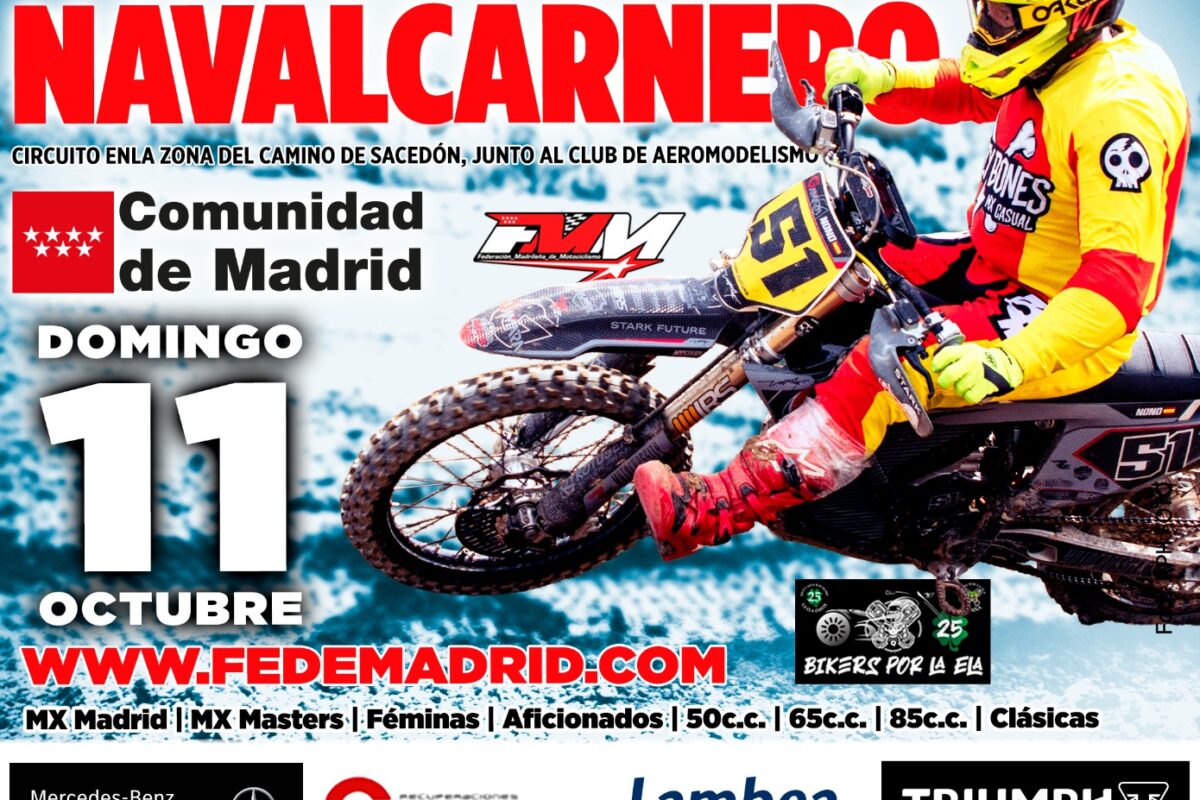 NAVALCARNERO ACOGE ESTE DOMINGO LA ANTEPENÚLTIMA PRUEBA DEL MADCROSS